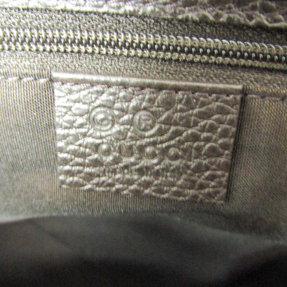 Gucci 419689 Women's Leather Tote Bag Dark Brown - Picture 13 of 15